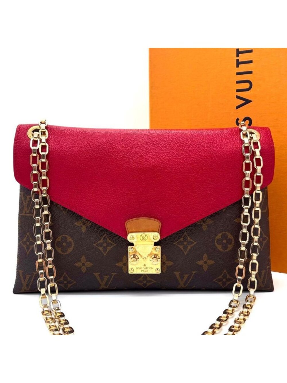 Louis Vuitton Monogram Pallas Chain 2-Way Shoulder Bag